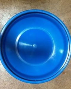 PAN UNIGROW 13" [330mm] BLUE PLST 24DEG "V" BOTTOM